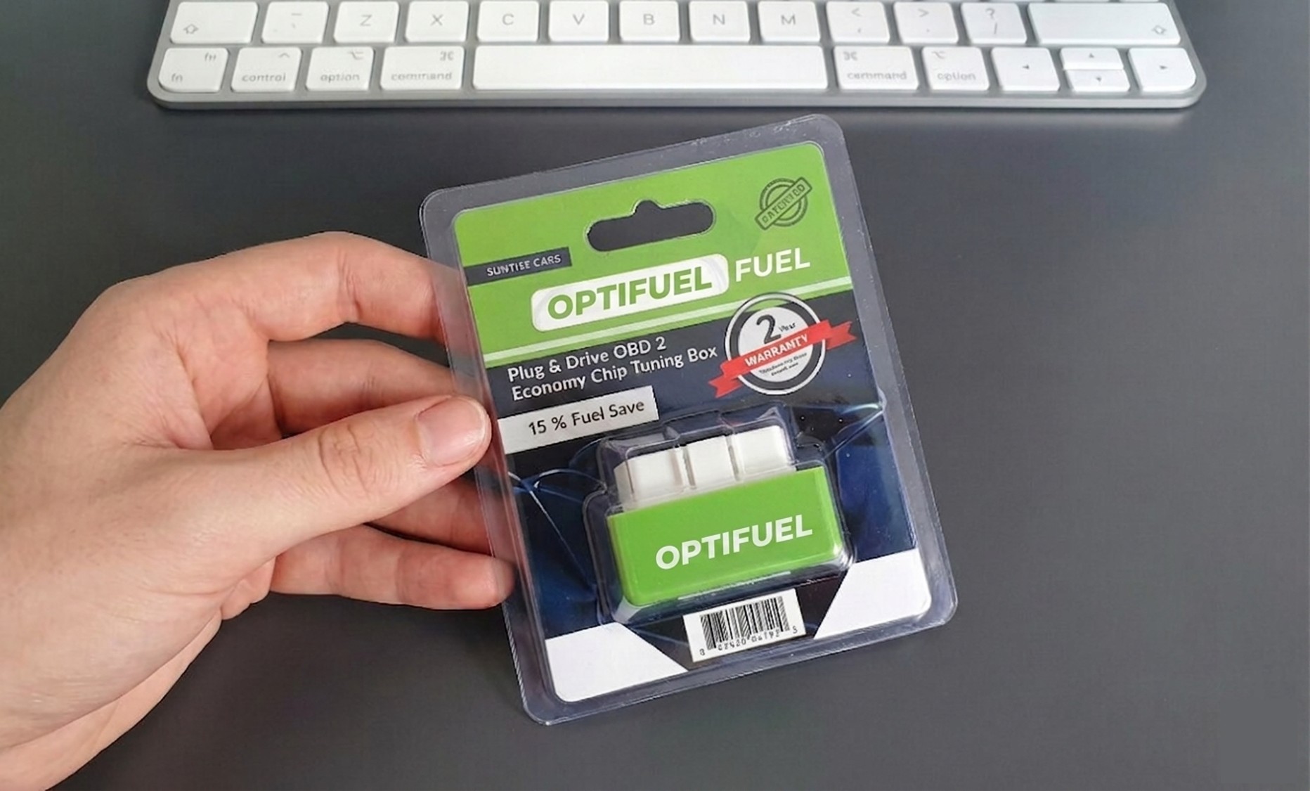 Optifuel product packaging